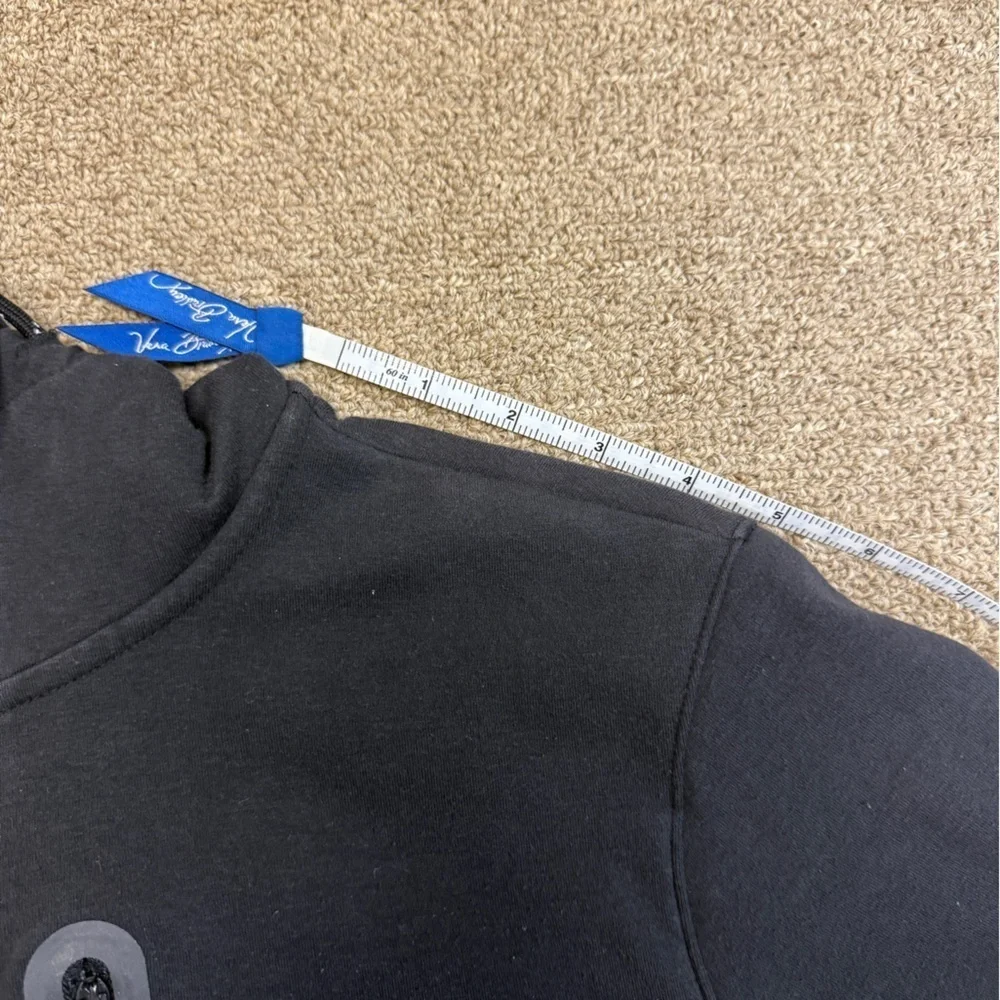 Old Navy: Men's Active Black Hooded Zip Up Sweatshirt, Size S